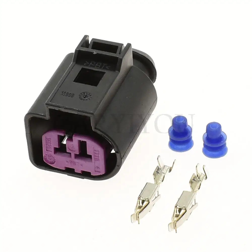 2 Pin 3.5mm Waterproof Connector 1J0973772 DJ7021Y-3.5-21 PA66 Engine Speaker for VW Magotan Sagitar