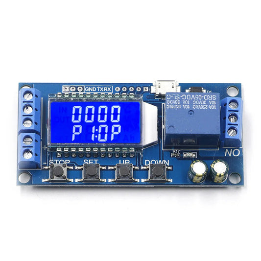 1pcs Timer Relay Industrial Timer Relay 5V/12V/24V Timer Module Switch With LCD Display Relay Module Electronic Components