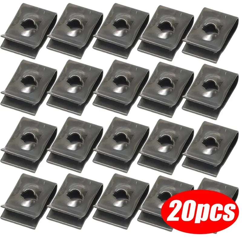 Car U-Type Metal Screw Fastener Clips Anti-Rust Bumper