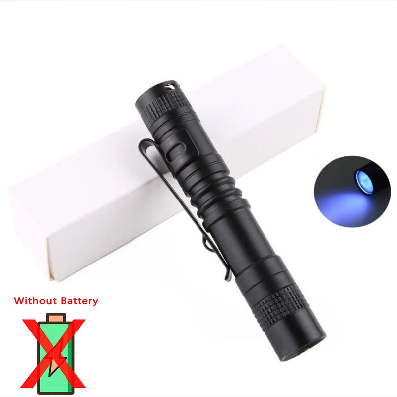 LED 395UV Flashlight Ultraviolet/white Light Pocket Pen Light Using 3A Battery for Pet Dog Cat Urine Detector Scorpion Finder