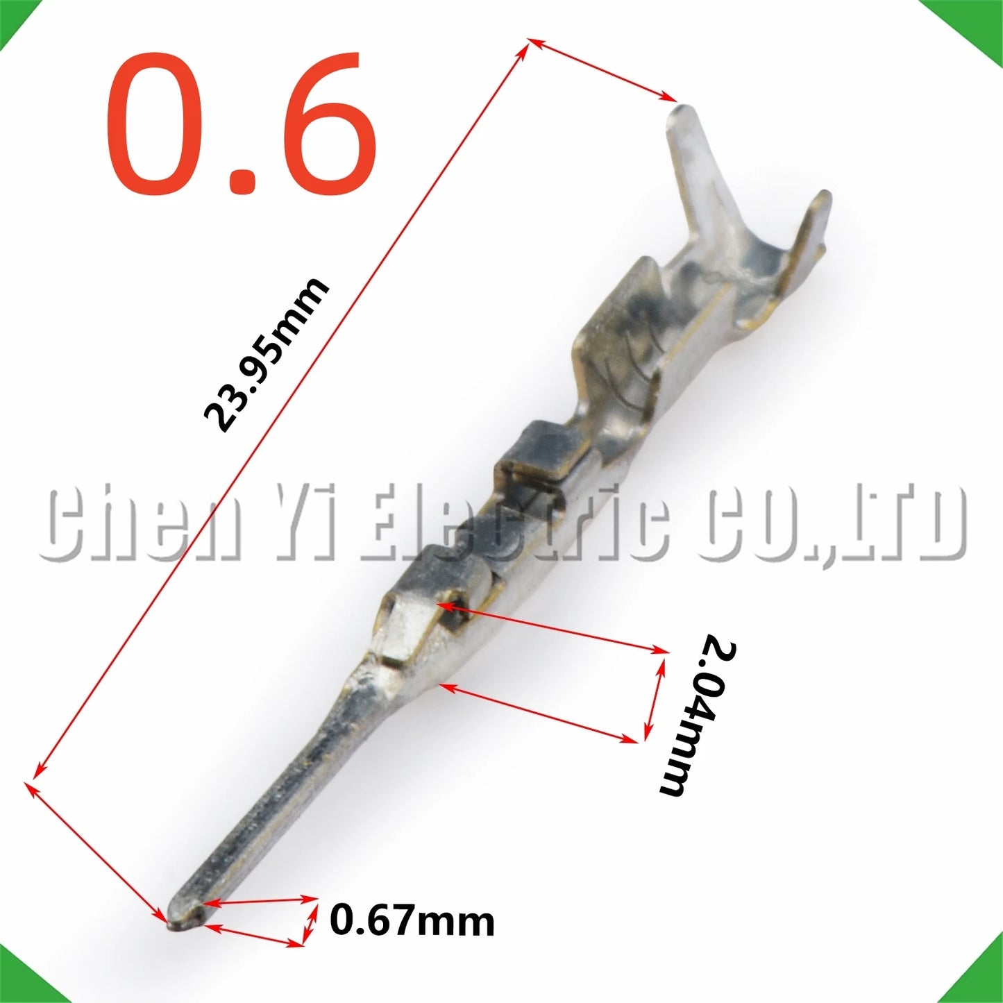 50PCS 0.6mm Crimp Terminal Pins 8100-3617 8100-3455 Automotive Connector Pins