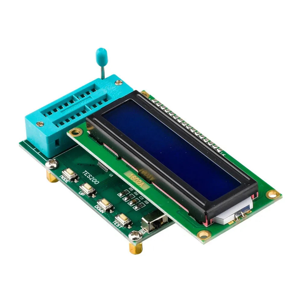 IC Logic Gate Tester TES200 IC Tester LED Digital Meter 74 40 45 Series LC Logic Gate Tester DC 7-12V Electrical Equipment