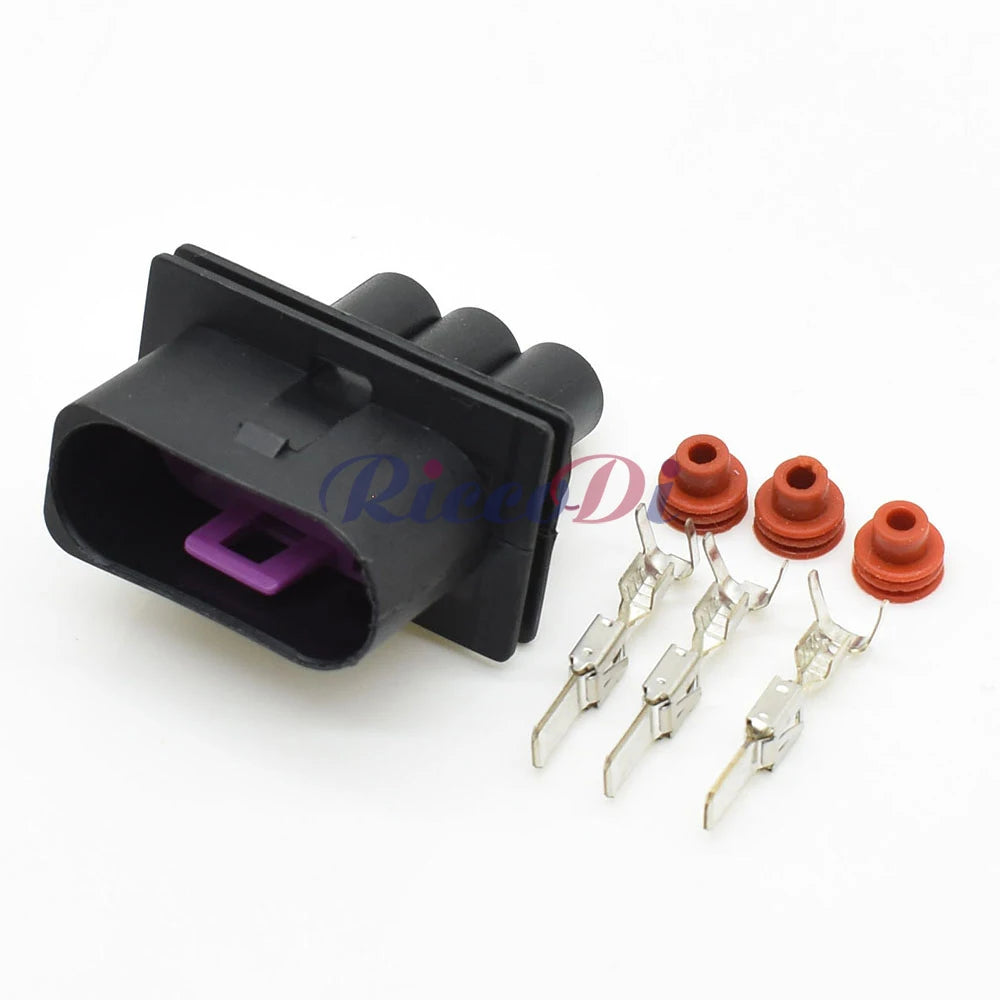 VW Audi 280 Series 3 Pin 6.3mm Waterproof Connector 1J0906443 1J0906233 DJ70328-6.3