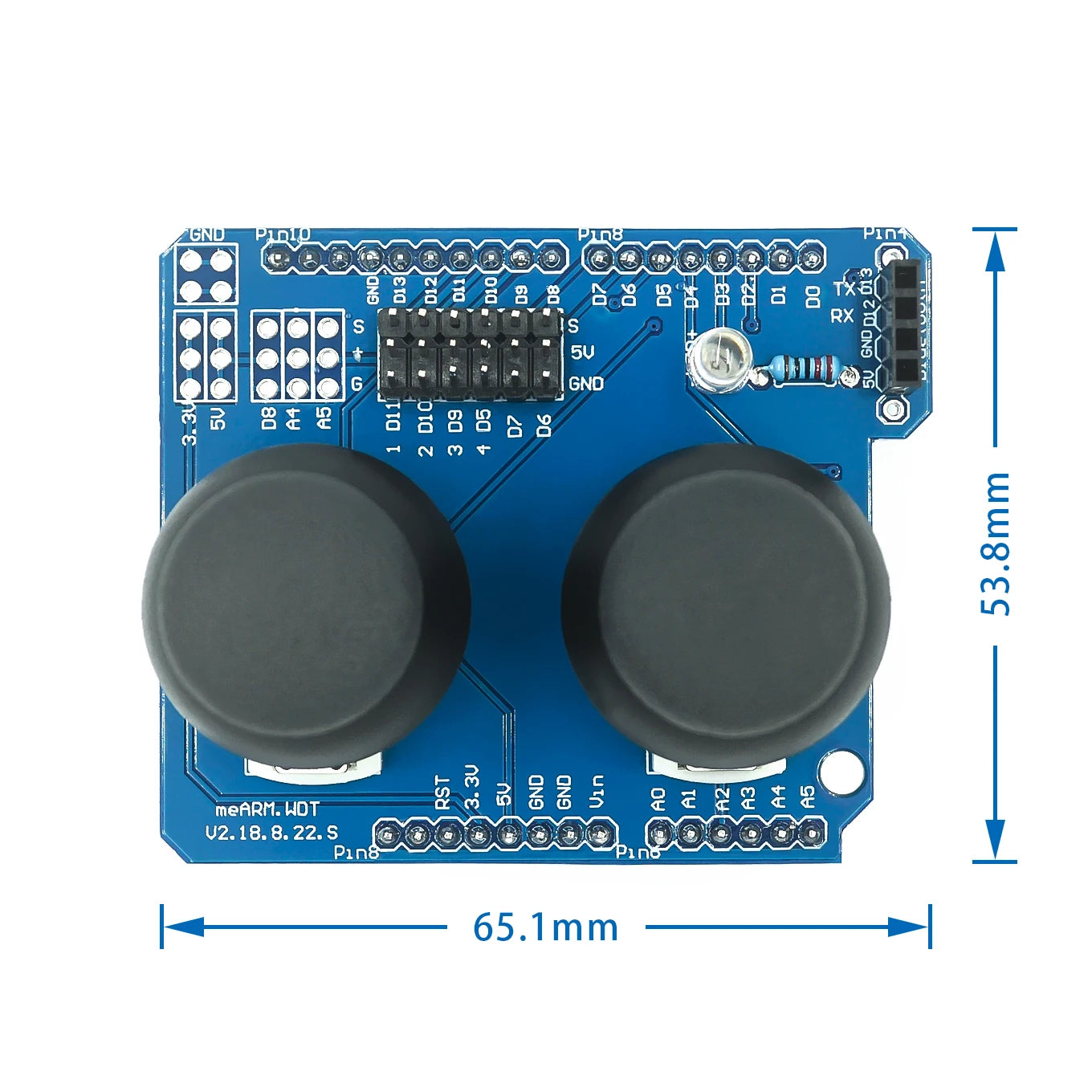 Dual PS2 Joystick Module Game Controller Sensor for Arduino UNO R3 Electronic Building Block