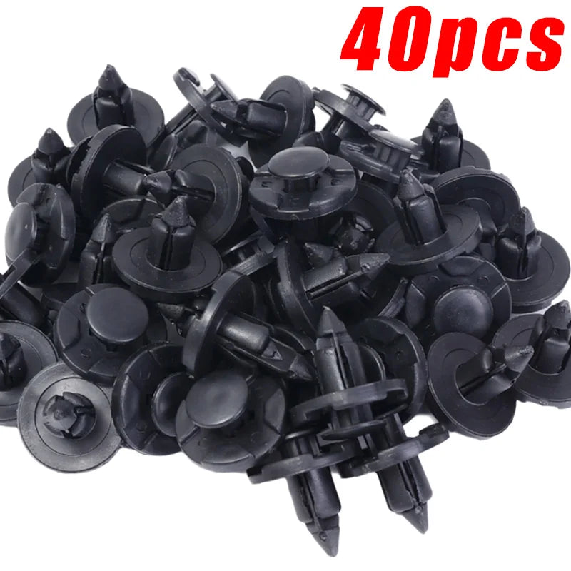 8mm Automotive Fastener Rivets Clips for Nissan Body Bumper & Trim — 10–100pcs