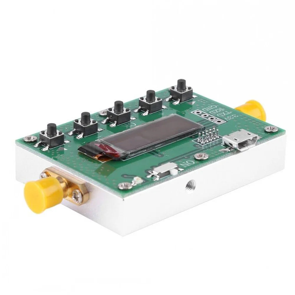 6G Digital Programmable Attenuator 30DB Step 0.25 RF Module LF-6GHz 30DB Step Size 0.25DB OLED Display SMA 0-31.75dB