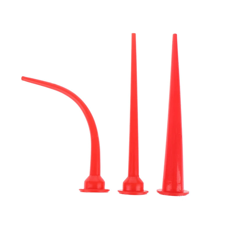 Long Caulking Nozzle Applicator Extension Tool Plastic Sealant Set