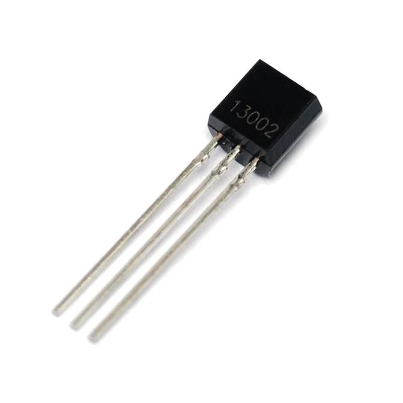 MJE13001 / MJE13002 NPN Power Transistor — TO-92, 600V, 200mA, SMPS & CFL (50-Pack)