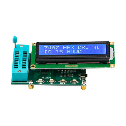 IC Logic Gate Tester TES200 IC Tester LED Digital Meter 74 40 45 Series LC Logic Gate Tester DC 7-12V Electrical Equipment