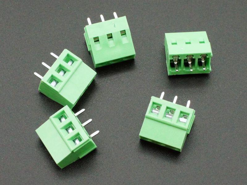Screw-Terminal-5.08mm-3-Pin-Green-5-Pack