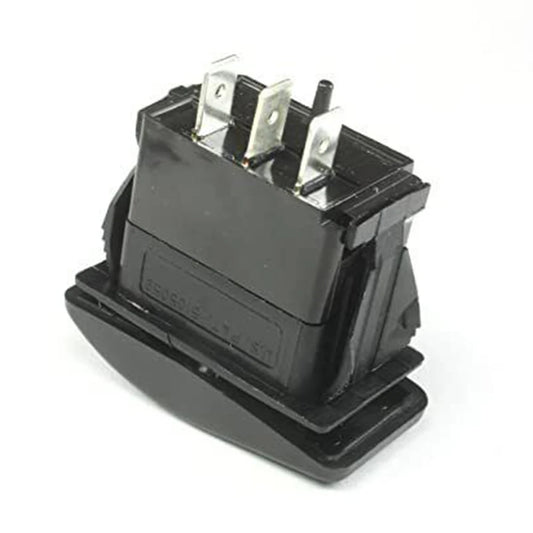 SPDT Waterproof Switch 20A 12/24VDC Rocker Switch (ON)-OFF-(ON) Rectangular Rocker Switch For Automotive Supplies