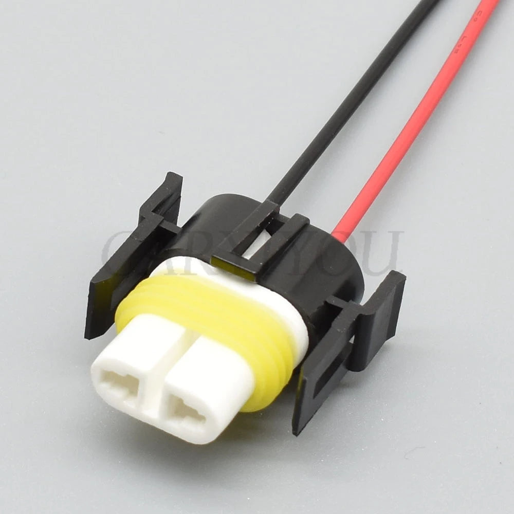 2 Pin Ceramic H11 Headlamp Socket DJ9005A-21 DJ9006A-21 High Temperature Automotive Connector