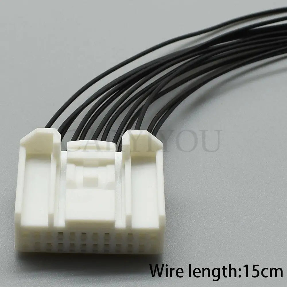 1376103-1 / 1473413-1 / 1318917-1 Automotive 24-Pin Rearview Mirror Connector — Male Female Unsealed Socket