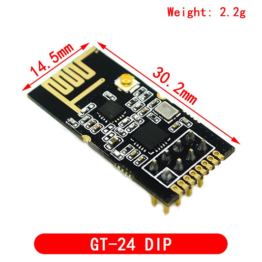 NRF24L01+ 2.4GHz Wireless Transceiver Module — PA+LNA, Up to 1000m, SPI, for Arduino