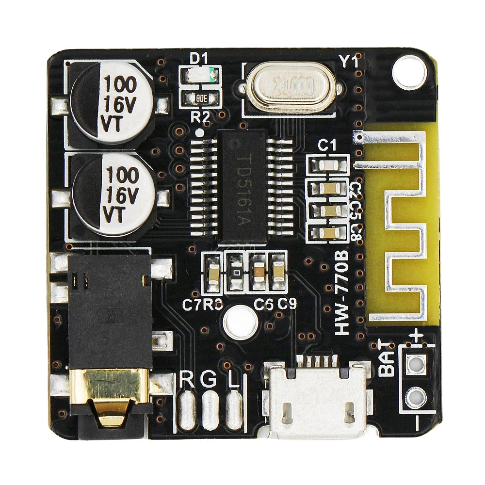 VHM-314 Bluetooth 5.0 Audio Receiver Board 3.7-5V Wireless Stereo MP3 Lossless Decoder XY-BT-Mini