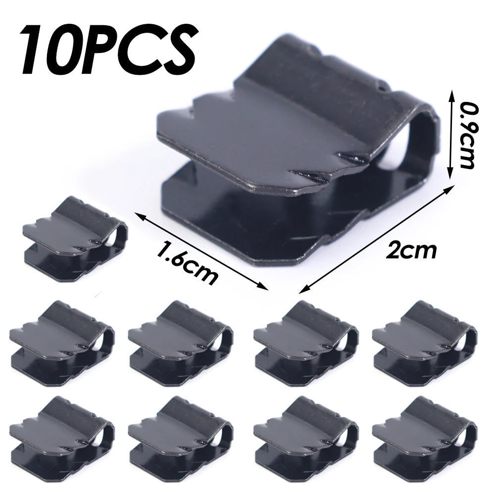 Car Fender U-shaped Fixing Clips Auto Engine Guard Buckle Clamp Motorcycle Truck Mudguard Metal Fixed Buckle Fastener Iron Parts