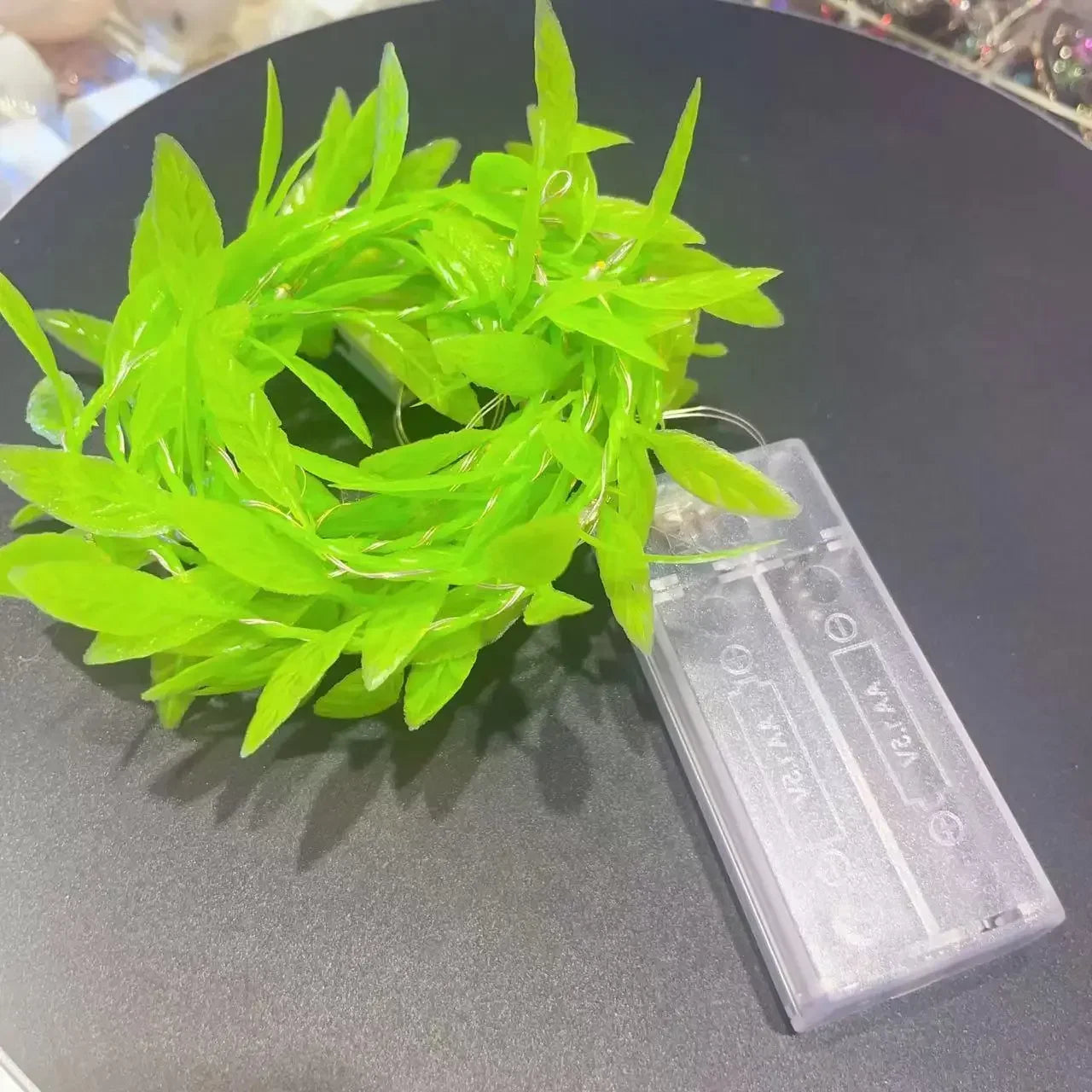 2M LED Cherry Blossom Wreath Bedroom Artificial Vine Decoration Fairy Light String for Wedding Proposal Valentine's Day