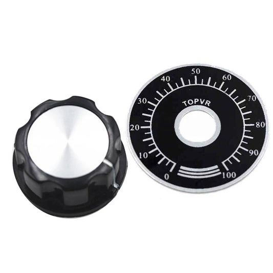 10PCS(5+5) MF-A03 Potentiometer Knob Kit with Dial and Bakelite Knobs + Scale Plate