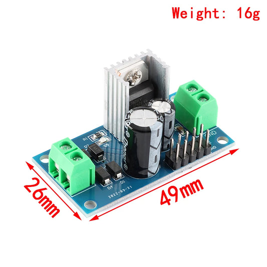LM78xx DC/AC Voltage Regulator Module 5V 9V 12V 1.2A Output