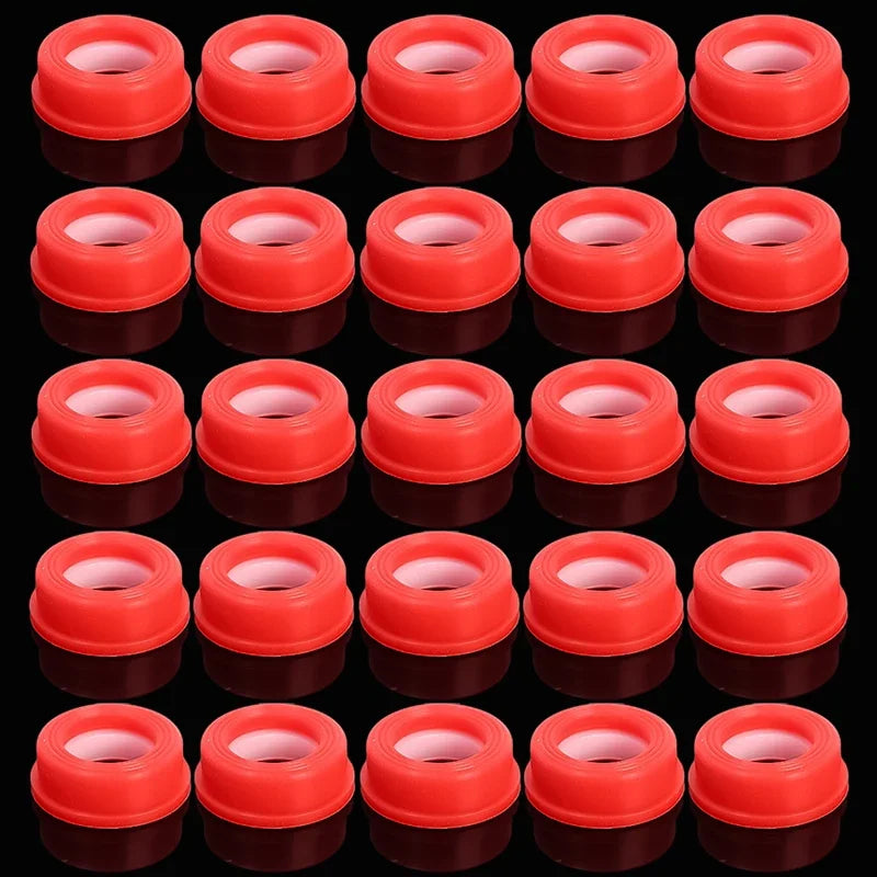 50/10PCS Faucet Valve Core Sealing Gasket Silicone Sealing Ring Leak-Proof Pipe Sealing Rings Practical Hardware Accessories