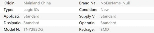 2PCS TNY285DG Power Management IC SMD SOP-7 Integrated Chip