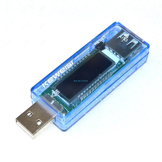 USB Current and Voltage Tester with Battery Capacity and Time Display for Mobile Power