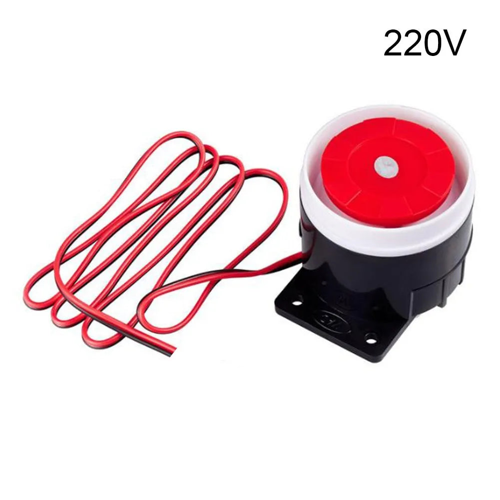 Home Security Loud Siren 120dB with DC 12V and 24V Power Support Indoor Alarm for Offices Warehouses and Shopping Centers