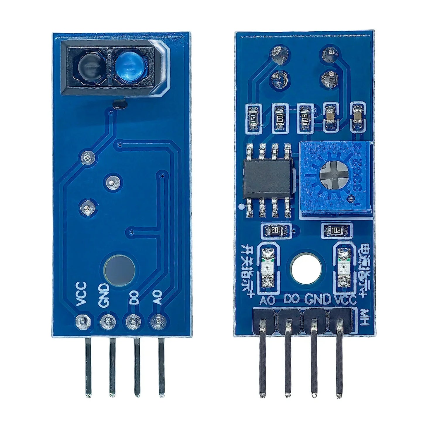 TCRT5000 IR Infrared Reflective Sensor Module Obstacle Avoidance Photoelectric Line Tracking for Arduino