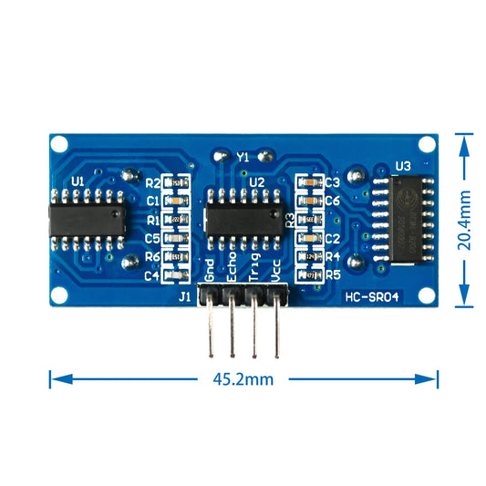 50pcs HC-SR04 Ultrasonic Distance Measuring Sensor Module for Arduino Ranging and Detection
