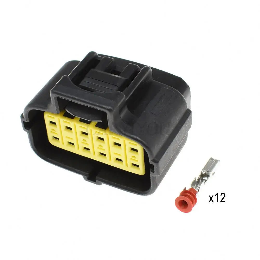 12 Pin Male Female AMP Denso Automotive Waterproof Sensor Connector Gear-shift Plug 174661-2 174663-2 368537-1