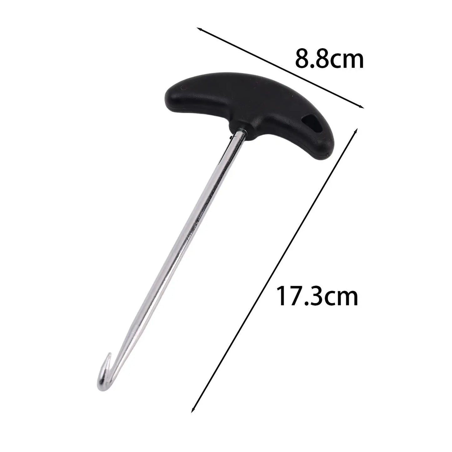 Motorcycle Exhaust Pipe Spring Hook Puller Tool T Handle Stainless Steel for Motocross Dirt Bike ATV Scooter Muffler Repair Kit