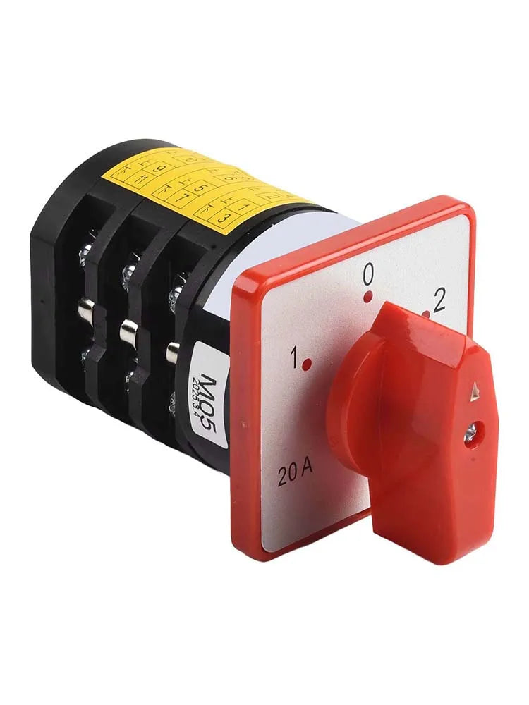 This conversion switch features an intuitive design that enhances usability across multiple motor applications effectively