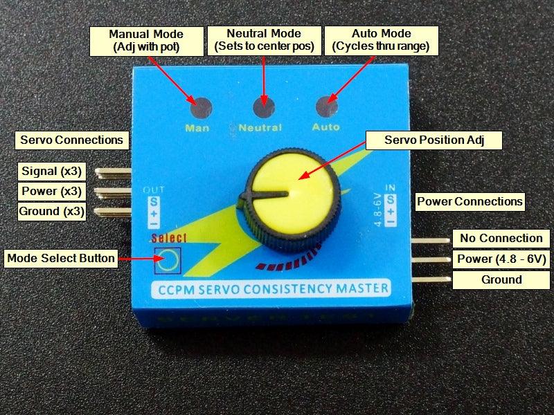 Servo-Tester-Connections