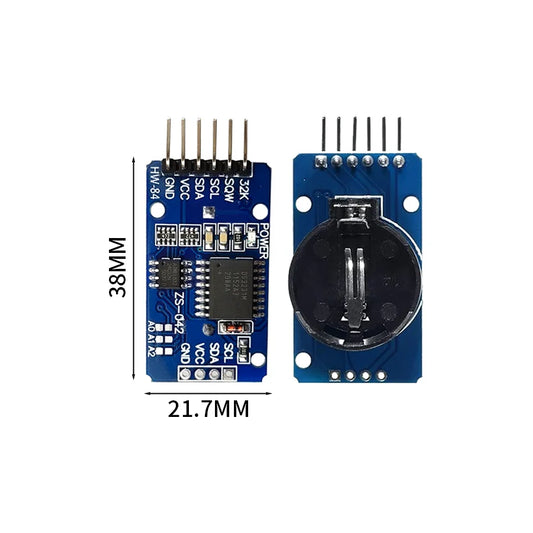 DS3231 IIC RTC Module with AT24C32 Memory Precision Clock for Arduino and Raspberry Pi DIY Projects