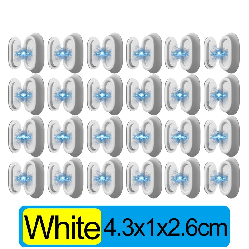 Strong Magnetic Hook Wall Mounted Storage Rack 30/2PCS
