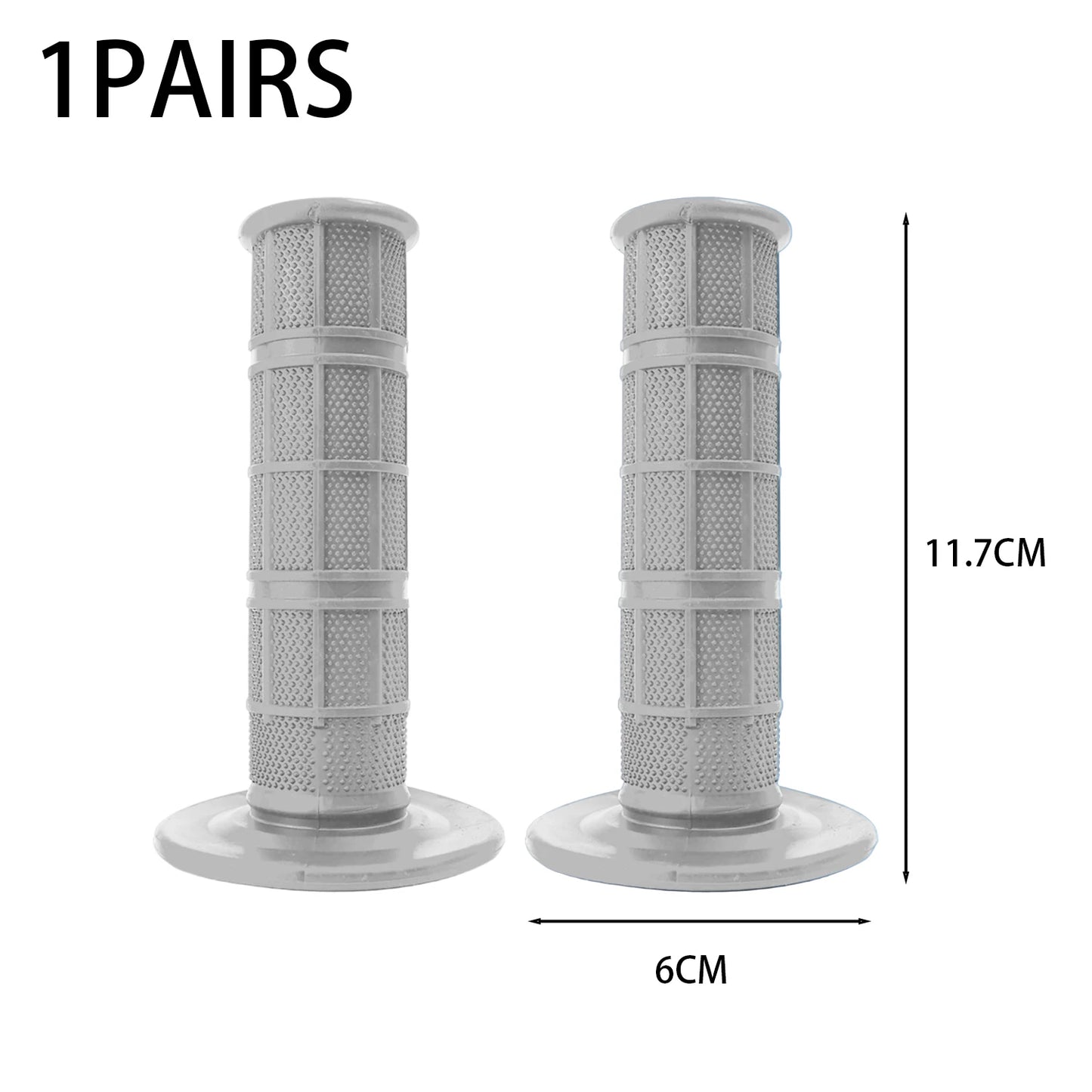 Universal Soft Silicone Motorcycle Handlebar Grips Anti Slip Gel Handle Bar Cover Dirt Bike Motocros Scooter Shock Absorb Sleeve