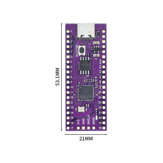 Raspberry Pi Pico RP2040 Lite Board Dual-Core ARM Cortex-M0+ with 4MB/16MB Flash USB Type-C for Arduino and MicroPython
