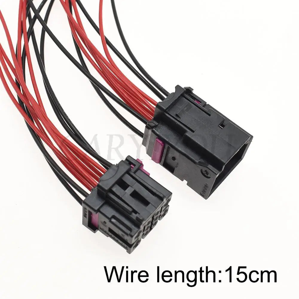 10 Holes 4F0 937 733 B Wiring Harness Plug Male Female with Cables for Volkswagen Audi Seat 4F0 937 743 B