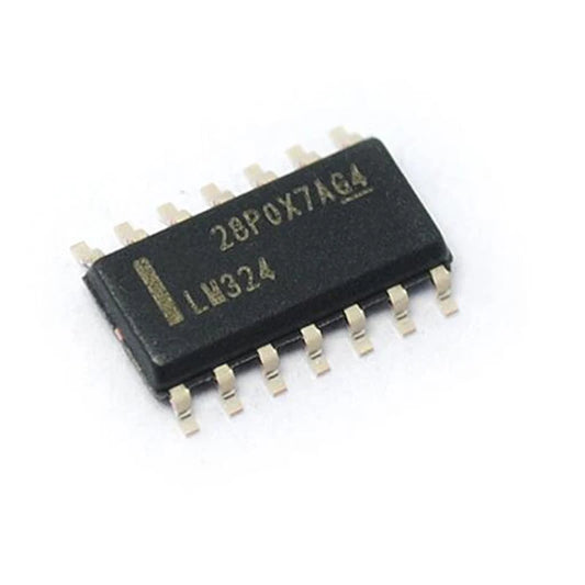 LM324D SOP-14 Quad Operational Amplifier SMD IC Chipset for Signal Processing and Control Circuits