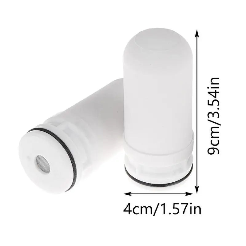 New 2PCS For Home Kitchen Housheold Easy To Use New Replacement Ceramic Faucet Tap Water Filter Purfier Cartridge Durable Gift