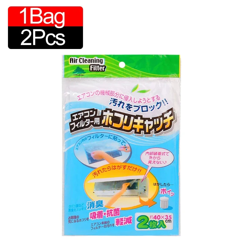 20/2PCS Anti-Dust Air Condition Outlet Filter Mesh Anti-dust Net Cleaning Purification Household Air Conditioner Cleaning Filter