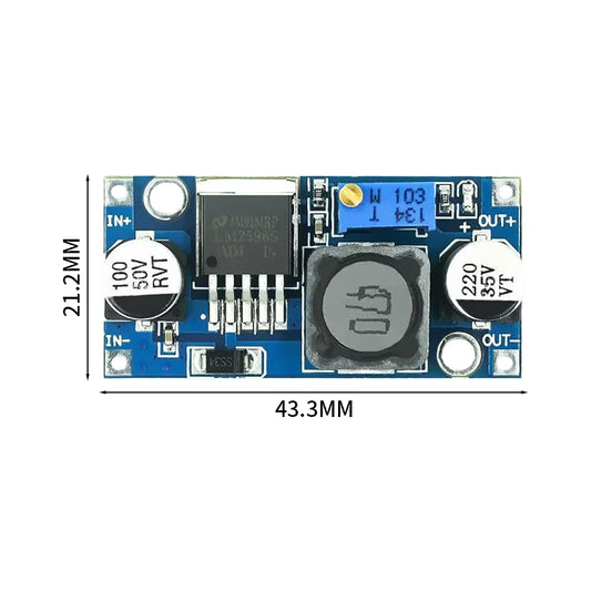 Adjustable DC-DC Step-Down 3A Power Supply Module Voltage Regulator for Arduino 24V/12V/5V/3V