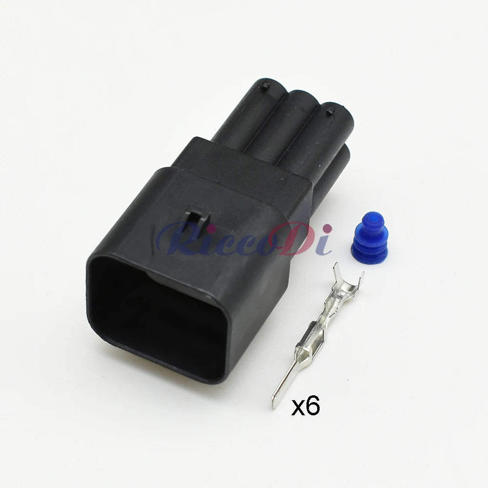 936257-2 / 936294-2 Automotive 6-Pin Waterproof Accelerator Pedal Connector — Female Male Sealed Car Socket