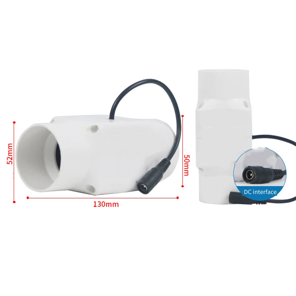 Indoor Ventilation Duct Fan Quiet Operation Easy Installation For Power Adapters Powerful Ventilation For Warehouses