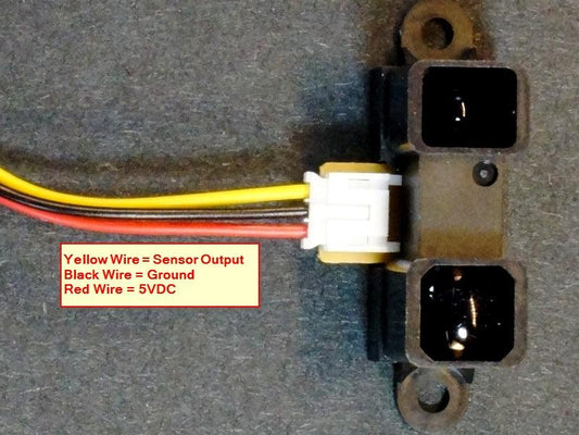 Sharp-GP2Y0A02YK0F-IR-Distance-Measuring-Module-Connections