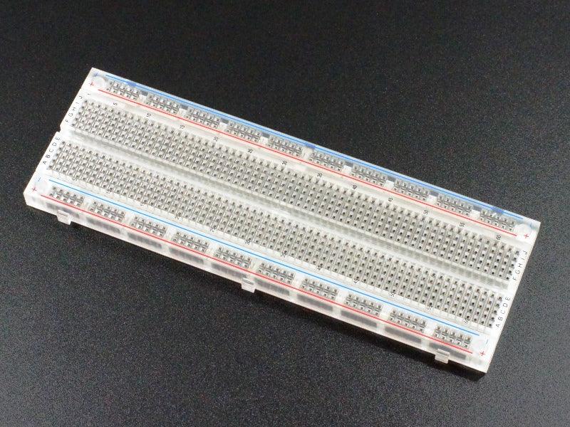 Solderless-Breadboard-830-Transparent-Pro-Line