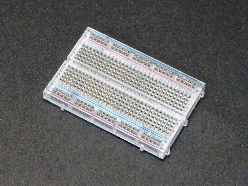 Solderless-Clear-Breadboard-400-Hobby-Line