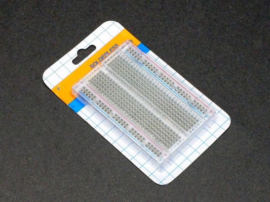 Solderless-Clear-Breadboard-400-Packaging-Hobby-Line