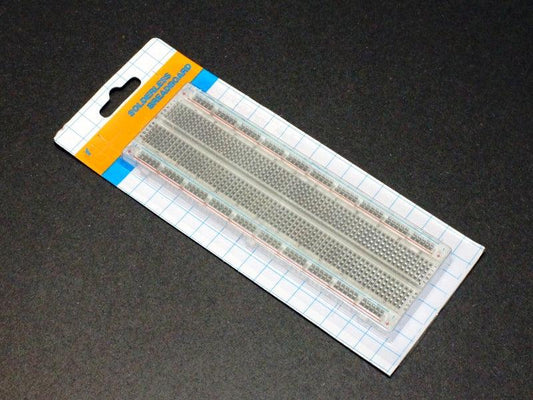 Solderless-Clear-Breadboard-830-Packaging-Hobby-Line