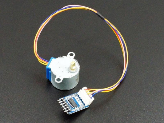 Stepper-Motor-with-ULN2003A-Driver-Connected